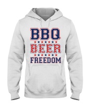 BBQ BEER FREEDOM Hooded Sweatshirt thumbnail