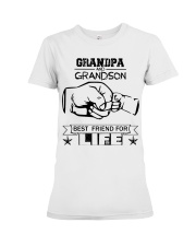 GRANDPA AND GRANDSON Premium Fit Ladies Tee thumbnail