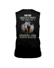 The Pride Of A Baseball Dad 2 Sides Sleeveless Tee tile