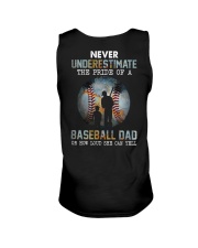 The Pride Of A Baseball Dad 2 Sides Unisex Tank tile