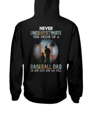 The Pride Of A Baseball Dad 2 Sides Hooded Sweatshirt tile