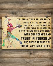 Softball - There Are No Limits 17x11 Poster poster-landscape-17x11-lifestyle-14