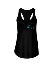Mermaid Flag 2 Sides Ladies Flowy Tank tile