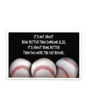 Baseball Being Better Sticker tile