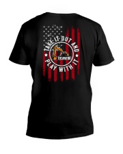 Excavator - Take It Out And Play With It 2 Sides V-Neck T-Shirt tile