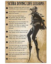 Scuba Diving Life Lessons 11x17 Poster front