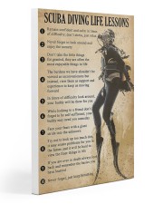 Scuba Diving Life Lessons Gallery Wrapped Canvas Prints tile