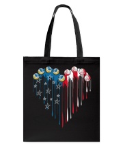 Volleyball-- Independence Day Heart Tote Bag tile