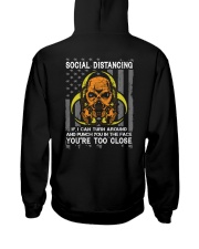 Skull Social Distancing Punch 2 Sides 19 Hooded Sweatshirt tile