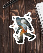 Sticker - Bigfoot - Earth Colored Sticker - Single (Vertical) aos-sticker-single-vertical-lifestyle-front-05