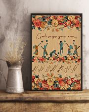 Volleyball God Says You Are 11x17 Poster lifestyle-poster-3
