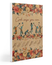 Volleyball God Says You Are 20x30 Gallery Wrapped Canvas Prints thumbnail