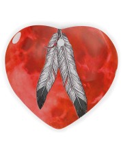 Native - Blood Moon Round Ornament Heart ornament - single (wood) thumbnail