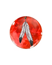 Native - Blood Moon Round Ornament Circle Magnet thumbnail