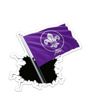 Scout Flag Crack St Sticker - Single (Vertical) front