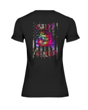Car Salty Lil' Beach 2 Sides Premium Fit Ladies Tee tile