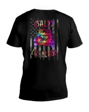 Car Salty Lil' Beach 2 Sides V-Neck T-Shirt tile