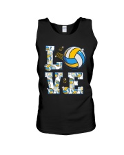 Volleyball-Love Pattern Unisex Tank tile