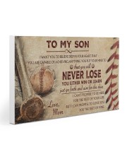 Baseball - To My Son Gallery Wrapped Canvas Prints tile