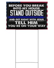 afewgdsvdsf 18x12 Yard Sign front
