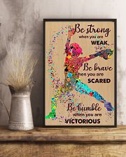 Softball - Be Strong 11x17 Poster lifestyle-poster-3