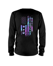 Softball - I'm A Simple Girl 2 Sides Long Sleeve Tee tile