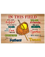 Softball - We Are A Team 17x11 Poster front