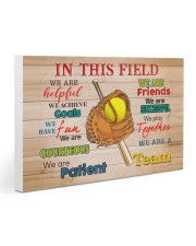 Softball - We Are A Team Gallery Wrapped Canvas Prints tile