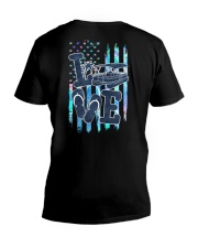 Pontoon - Love 2 Sides V-Neck T-Shirt tile