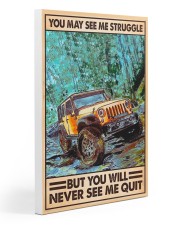 J Never See Me Quit Gallery Wrapped Canvas Prints tile