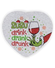 Gr 2020 Drink Drank Drunk Heart Ornament (Wood) tile
