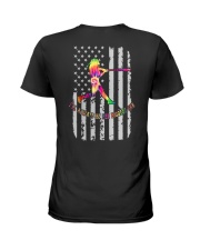 Softball Biggest Fan 2 Sides Ladies T-Shirt tile