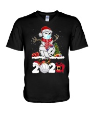 Volleyball - 2020 Christmas V-Neck T-Shirt tile