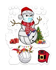 Volleyball - 2020 Christmas Sticker tile