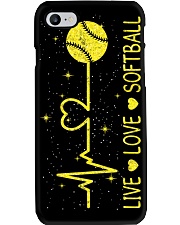 Live Love Softball Phone Case tile