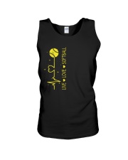 Live Love Softball Unisex Tank tile