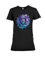 Sunflower Hologram Volleyball Premium Fit Ladies Tee tile