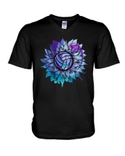 Sunflower Hologram Volleyball V-Neck T-Shirt tile