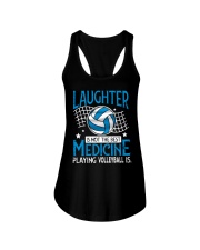 Volleyball - Laughter Is Not The Best Ladies Flowy Tank tile