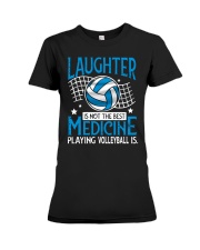 Volleyball - Laughter Is Not The Best Premium Fit Ladies Tee tile