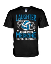 Volleyball - Laughter Is Not The Best V-Neck T-Shirt tile