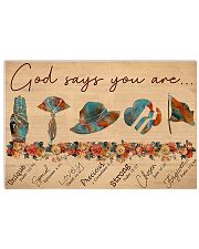 Girl Scout God Says You Are V2 17x11 Poster front