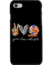 Volleyball - Peace Love Phone Case tile