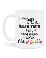 LGBT Hand In Hand Custom Mug back
