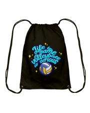 Volleyball - Life Is A Game Volleyball Is Serious Drawstring Bag tile