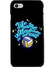 Volleyball - Life Is A Game Volleyball Is Serious Phone Case tile