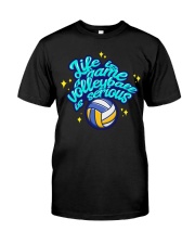 Volleyball - Life Is A Game Volleyball Is Serious Premium Fit Mens Tee tile