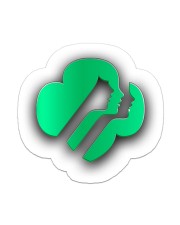 Girl Scout - I Choose You 2 Sides Sticker tile