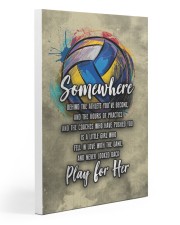 Volleyball - Play For Her Gallery Wrapped Canvas Prints tile