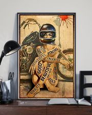 Motorcycle Strong Girl 11x17 Poster lifestyle-poster-2